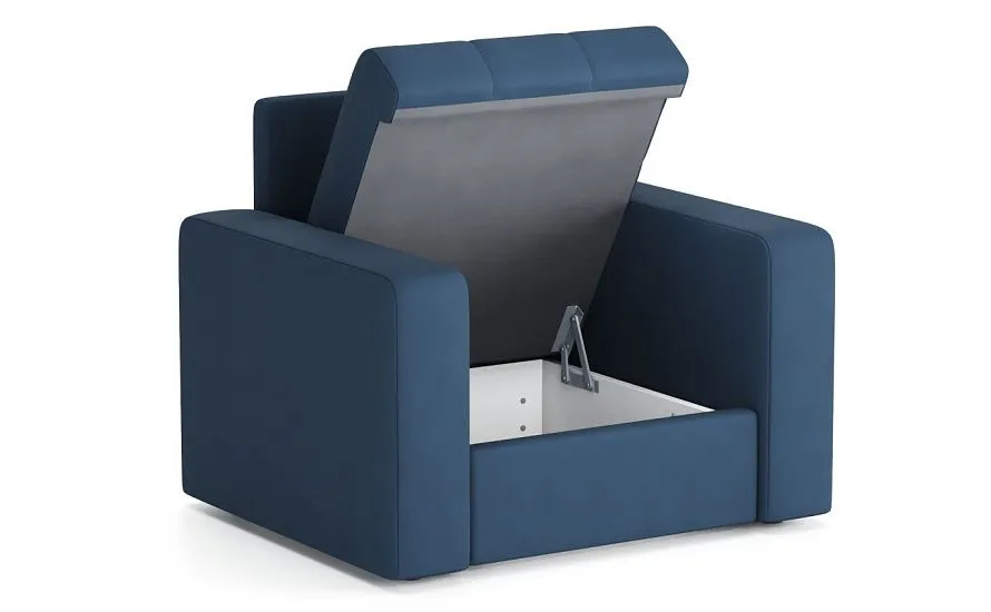 Кресло Тренто Leonardo 12 синий - 4 Кресло Тренто Leonardo 12 синий - 4